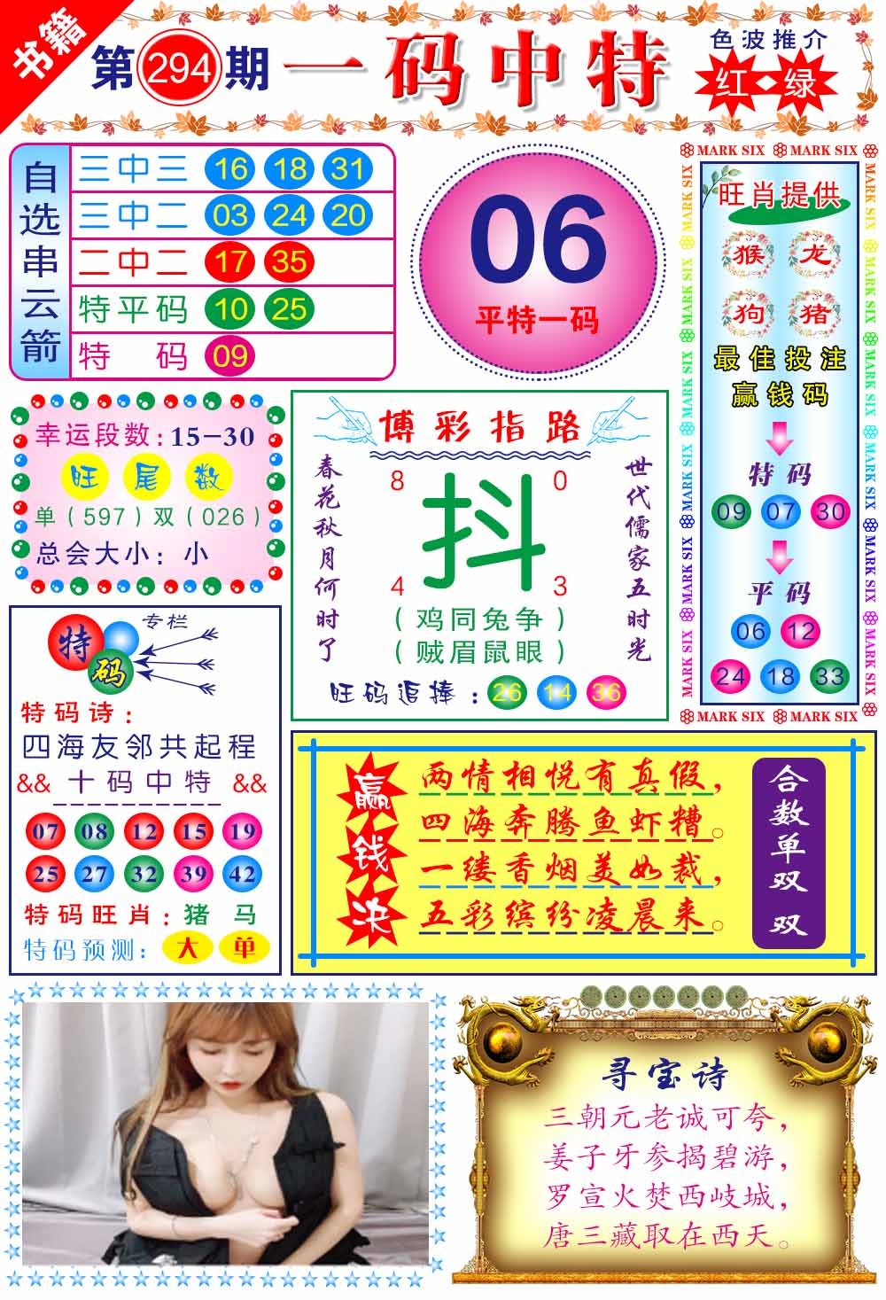 一码中特